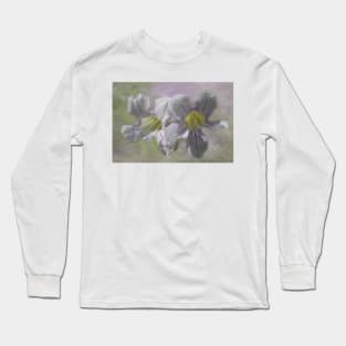 Lavender Trumpet Vine Flower Digital Art Long Sleeve T-Shirt